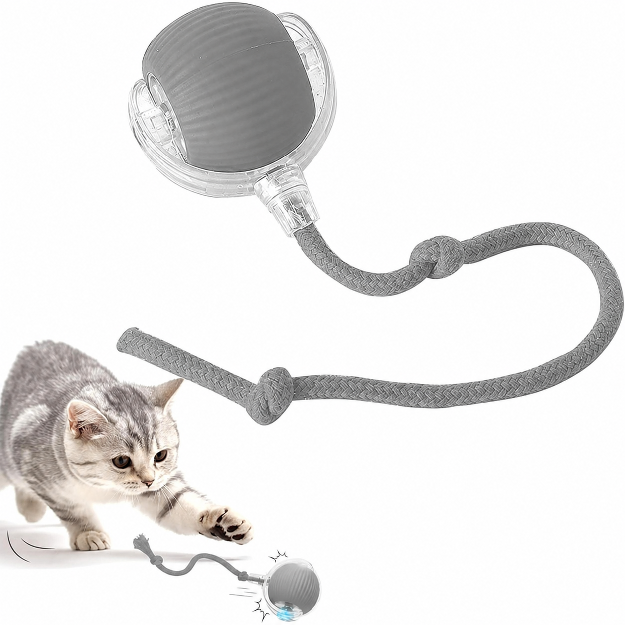 Pelota CazaRatón – 🚨 Si tu gato rompe tus muebles... necesita ESTO