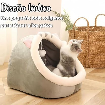 MiauCueva | Cama Refugio para Gatos Antiestrés