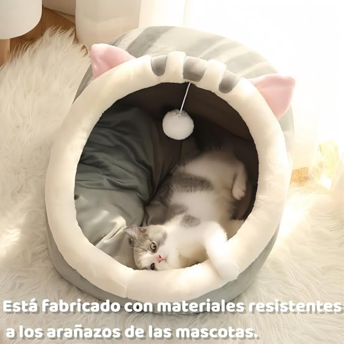 MiauCueva | Cama Refugio para Gatos Antiestrés
