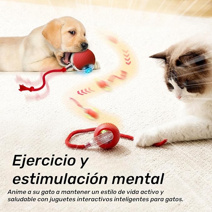 Pelota CazaRatón – 🚨 Si tu gato rompe tus muebles... necesita ESTO